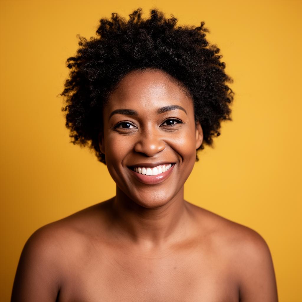 Smiling Black woman